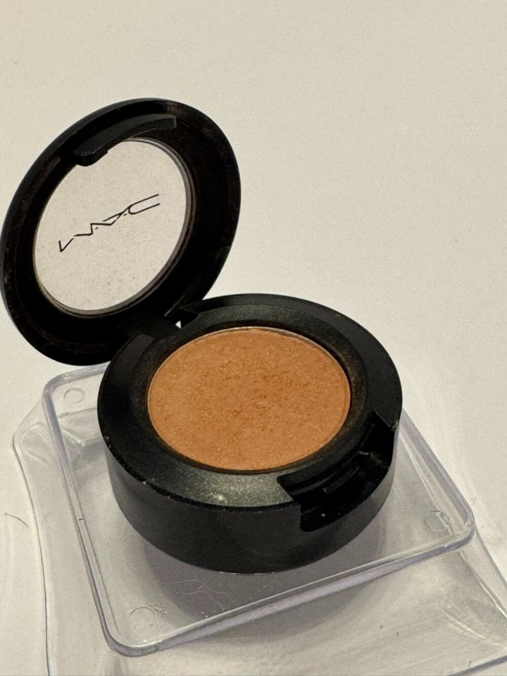 MAC Arena Satin Eye Shadow Single Classic Black Pot Neutral Shimmer New